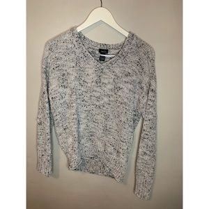 Speckled grey knit sweater